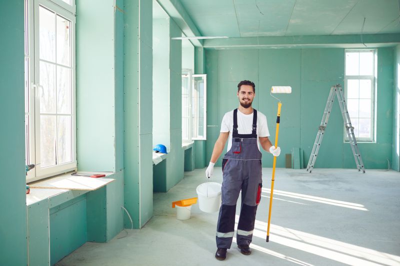 Basement Wall Painting in Wilmington, NC