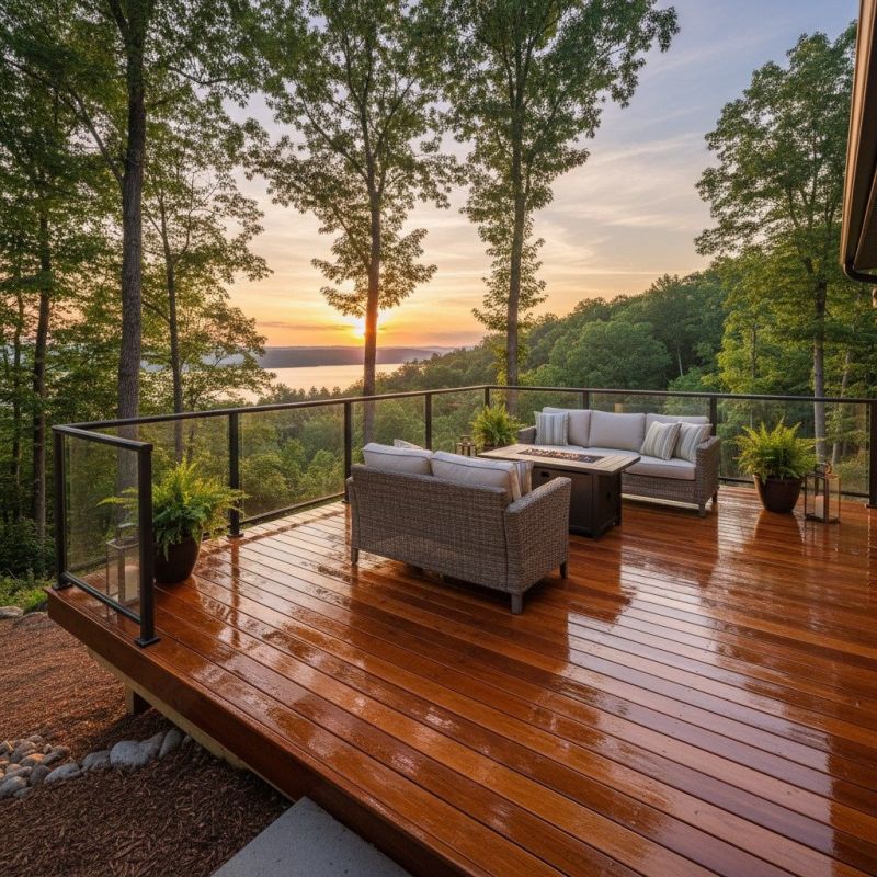 Deck Posts Painting in Waco, TX