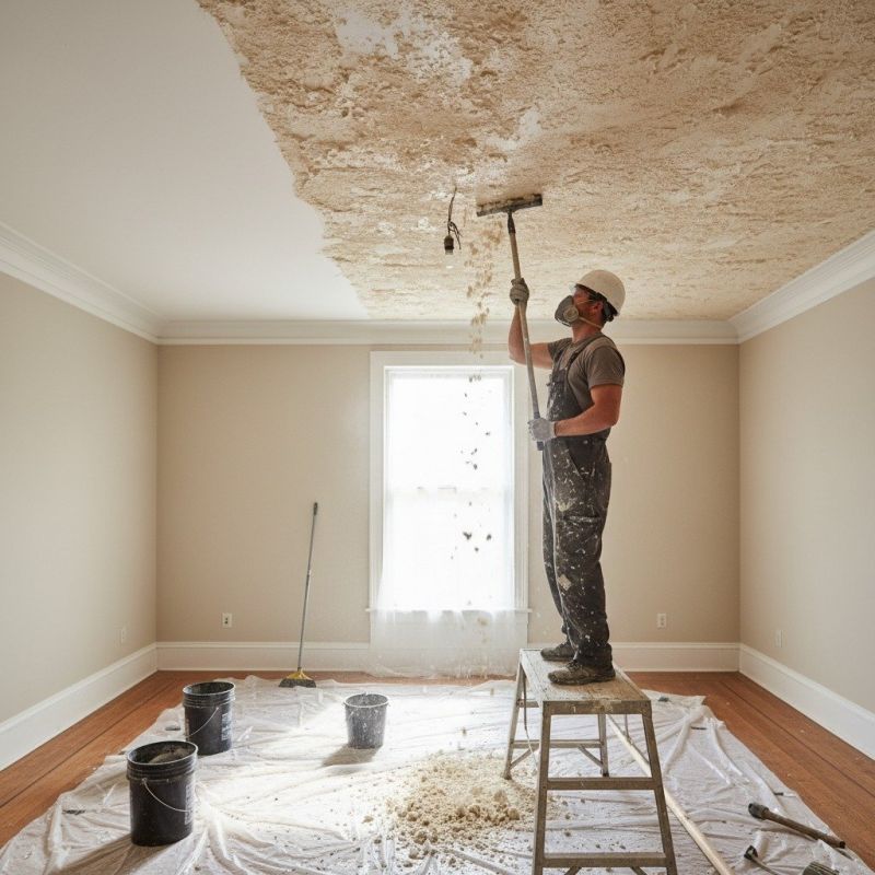 Popcorn Ceiling Smoothing in Waco, TX