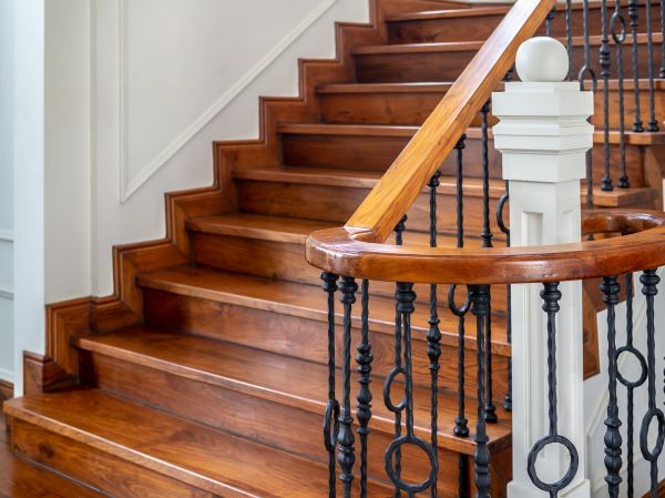 Stair Railing Refinishing