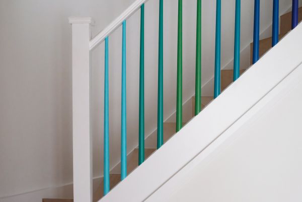Stair Railing Repainting