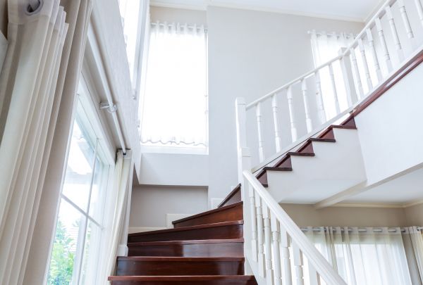 Staircase Handrail Refinishing